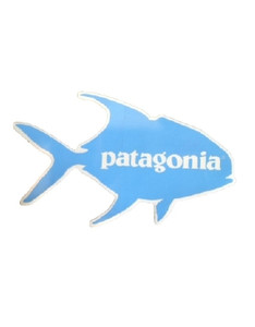 Patagonia Permit Sticker in Light Blue